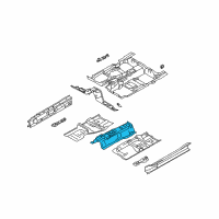 OEM 2004 Infiniti FX35 Floor-Front, Center Diagram - 74310-CG100