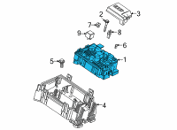 OEM 2022 Chevrolet Trailblazer Fuse & Relay Box Diagram - 42778908