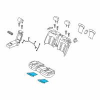 OEM 2015 Hyundai Genesis Heater Assembly-Seat Cushion, RH Diagram - 89290-B1000