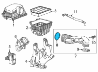 OEM Jeep HOSE Diagram - 6513349AA