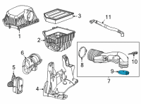 OEM Jeep Wagoneer HOSE Diagram - 6513354AA