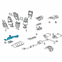 OEM 2005 Honda Accord Pipe A, Exhuast Diagram - 18210-SDR-A01