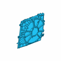 OEM Chevrolet Fan Assembly Diagram - 84798306