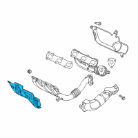 OEM Jeep Grand Cherokee Shield-Heat Diagram - 68229383AA