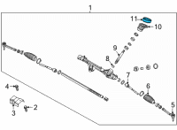 OEM Kia Sorento Packing-Dust Diagram - 56516L1000