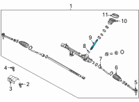 OEM 2020 Hyundai Sonata Pinion Assembly-Steering Gear Box Diagram - 56512-L1000