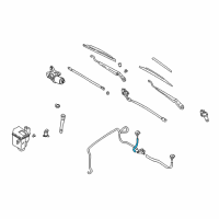 OEM 1998 Nissan Altima Hose Washer Diagram - 28940-9E000