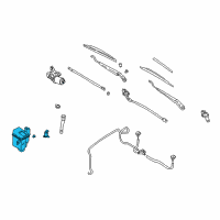 OEM 1999 Nissan Altima Tank Assy-Windshield Washer Diagram - 28910-2B100