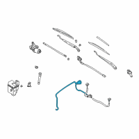 OEM 1999 Nissan Altima Hose-Washer Diagram - 28935-9E000