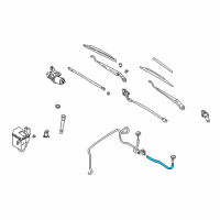 OEM 1998 Nissan Altima Hose Washer Diagram - 28940-9E010