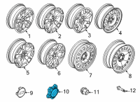 OEM Ford Bronco Sport COVER - WHEEL Diagram - M1PZ-1130-A