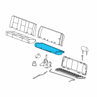 OEM 2007 GMC Sierra 1500 Pad Asm-Rear Seat Cushion Diagram - 22771036