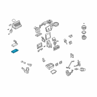 OEM Ford Explorer Sport Trac Evaporator Core Seal Diagram - 6L2Z-18658-A