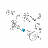 OEM 2001 Toyota Solara Bearing Diagram - 90369-43008