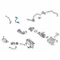 OEM 2021 Toyota Corolla Lower Oxygen Sensor Diagram - 89467-02140