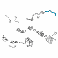 OEM 2020 Lexus UX200 Hose, Fuel Vapor Fee Diagram - 23826-F2010