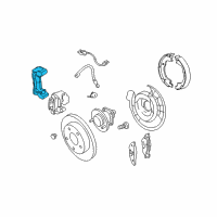 OEM 2015 Chevrolet Equinox Caliper Support Diagram - 19151004