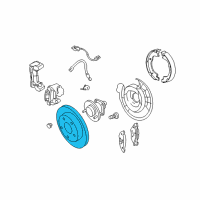 OEM 2010 GMC Terrain Rotor Diagram - 20792027