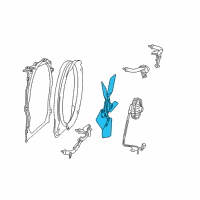 OEM 2013 Ram 2500 Fan-Cooling Diagram - 55056937AA