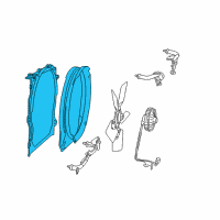 OEM Dodge Ram 3500 SHROUD-Fan Diagram - 68090676AA