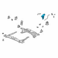 OEM Honda Accord Bracket, RR. Diagram - 50827-S84-003