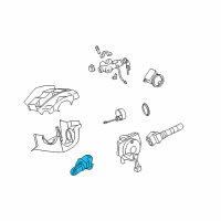 OEM 2003 Nissan 350Z Switch Assy-Turn Signal Diagram - 25540-CD006