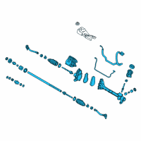 OEM Kia Gear & Linkage Assembly Diagram - 57700A9501