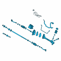 OEM 2017 Kia Sedona Gear & Linkage Assembly Diagram - 57700A9501