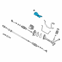 OEM Kia Sedona Heat Protector Assembly Diagram - 57280A9500