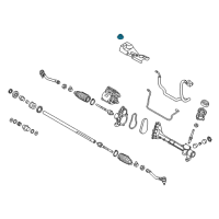 OEM Kia Sedona End Assembly-Tie Rod, LH Diagram - 56820A9000