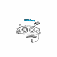 OEM 2003 Chrysler Voyager Switch-Rear WIPER/WASHER, Hazard A Diagram - 4685842AA