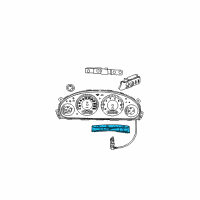 OEM 2002 Chrysler Voyager Module-Message Center Diagram - SN46WL8AD