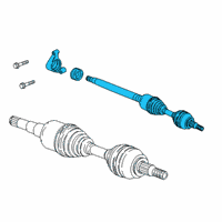 OEM Cadillac XT6 Axle Assembly Diagram - 84686600