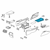 OEM 2020 Acura RLX Panel Complete (Ivory Bird'S Eye Wood) Diagram - 77296-TY3-A01ZE