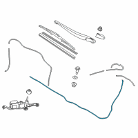 OEM 2022 Toyota Prius AWD-e Washer Hose Diagram - 90099-62163