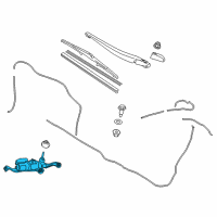 OEM 2017 Toyota Prius Rear Motor Diagram - 85130-47031