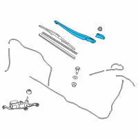 OEM 2017 Toyota Prius Rear Arm Diagram - 85241-47051