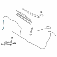 OEM 2022 Toyota Prius AWD-e Washer Hose Diagram - 90099-62065