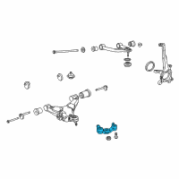 OEM Toyota Sequoia Control Arm Bracket Diagram - 48625-0C011