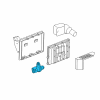 OEM Chevrolet Silverado 3500 Classic Camshaft Sensor Diagram - 97365038