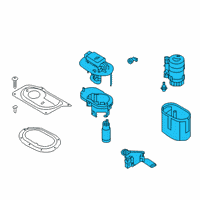 OEM 2016 Hyundai Sonata Complete-Fuel Pump Diagram - 31110-E6000