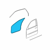 OEM 2007 Cadillac SRX Surround Weatherstrip Diagram - 19169084