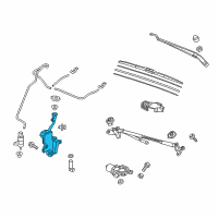 OEM 2022 Honda Passport Tank Comp, Was 3.8L Diagram - 76841-TG7-A02