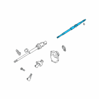 OEM Lexus Shaft Assy, Steering Main Diagram - 45210-50060