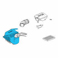 OEM Jeep Liberty Air Cleaner Diagram - 53013108AB