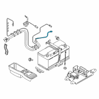 OEM BMW X6 Positive Cable Diagram - 61-12-9-204-964