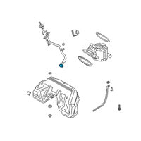 OEM 2012 BMW 550i GT xDrive Hose Clamp Diagram - 07-12-9-952-117