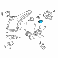 OEM 2013 Cadillac ATS Leveling Motor Diagram - 22783825