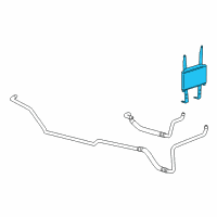 OEM 2014 Chevrolet Express 2500 Auxiliary Cooler Diagram - 22839312