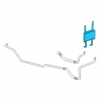 OEM 2020 Chevrolet Express 2500 Auxiliary Cooler Diagram - 22839312